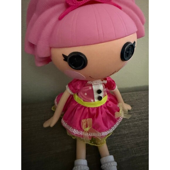 Lalaloopsy 2009 Jewel Sparkles 12" Doll Pink hair w/Crown - Picture 2 of 8